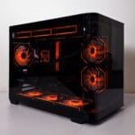 (P886) Stacionarus žaidimų-darbo kompiuteris Ryzen 7 7800X3D B850M WIFI 32GB DDR5 1TB NVMe SSD RX 9060 XT 16GB