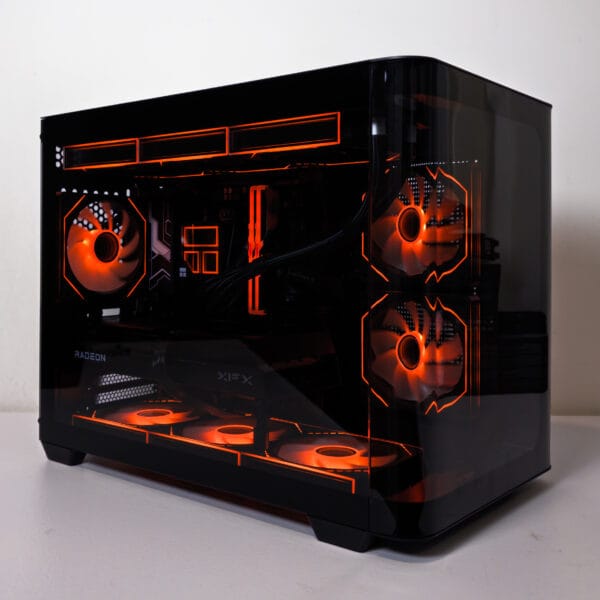 (P886) Stacionarus žaidimų-darbo kompiuteris Ryzen 7 7800X3D B850M WIFI 32GB DDR5 1TB NVMe SSD RX 9060 XT 16GB - Image 1