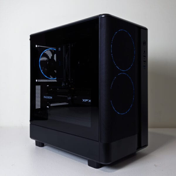 (P884) Stacionarus žaidimų-darbo kompiuteris Ryzen 5 8400F B850M WIFI 32GB DDR5 1TB NVMe SSD RX 9060 XT 16GB - Image 1