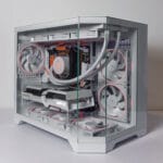 (P755W) Stacionarus žaidimų-darbo kompiuteris Ryzen 5 9600X B850M WIFI 32GB DDR5 1TB NVMe SSD RX 9060 XT 16GB