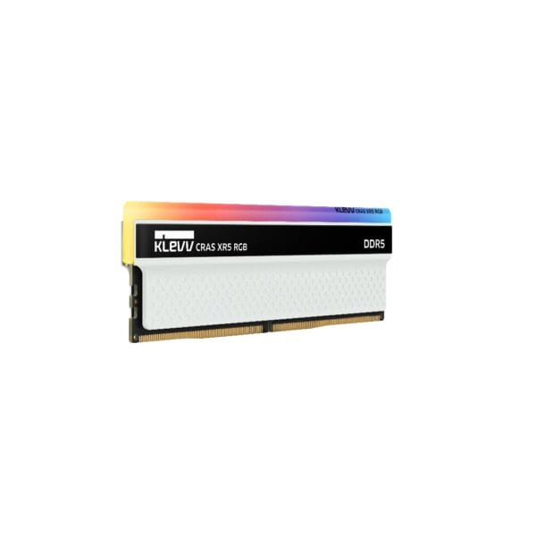 KLEVV CRAS XR5 RGB DDR5 32GB (2X16GB) 6200MHz CL32 Balta - Image 2