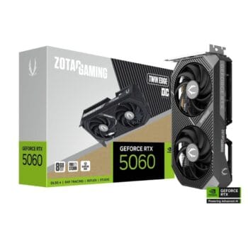 Vaizdo plokštė Zotac GeForce RTX 5060 Twin Edge OC 8GB DDR7 (ZT-B50600H-10M) PCIe 5.0
