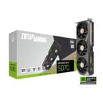 Vaizdo plokštė ZOTAC GAMING GeForce RTX 5070 SOLID OC 12GB GDDR7 DLSS4 192 bit PCIE 5.0