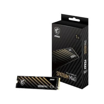 1TB MSI SPATIUM M461 NVMe M.2 PCIe Gen 4.0x4 SSD iki 5000MB/s