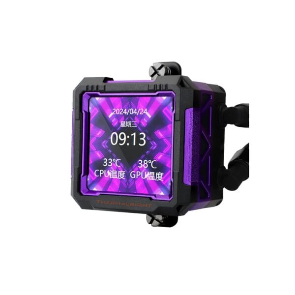 Procesoriaus (CPU) aušintuvas Thermalright Frozen Warframe PRO 360 AIO BLACK ARGB - Image 5