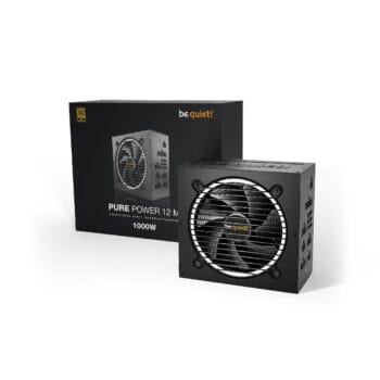 Be Quiet! PURE POWER M12 1000W 80+ Gold Fully Modular ATX 3.0 ir PCIe Gen 5.0 PSU