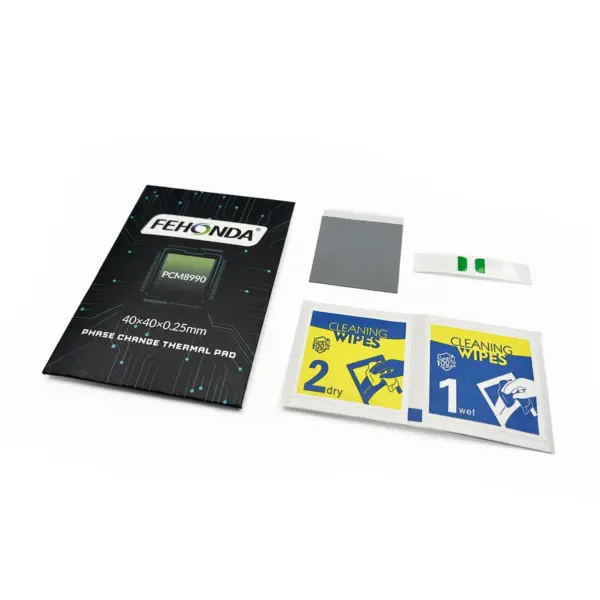 40x40x0.25mm Fehonda PCM8990 Thermal Phase Change Pad Termo pastos padelis (termo tarpinė) - Image 2