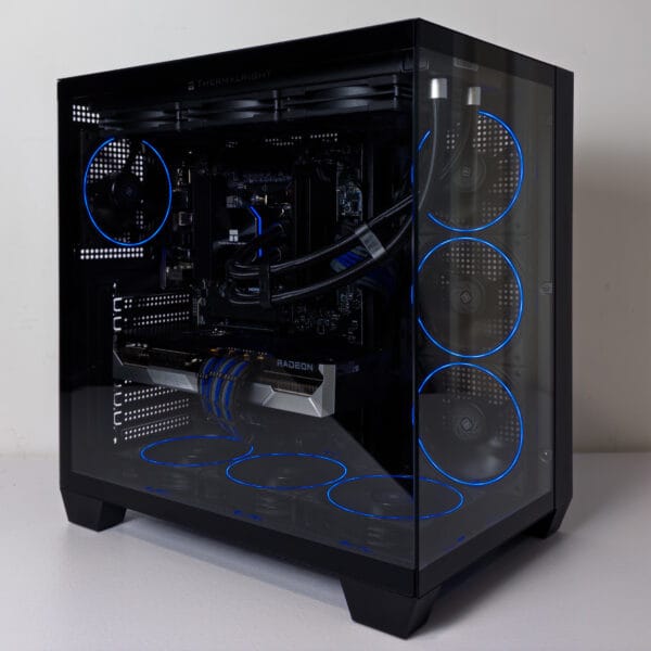 7800X3D 9070 XT 16GB (P725R) Stacionarus žaidimų-darbo kompiuteris Ryzen 7 7800X3D B850 WIFI 32GB DDR5 1TB NVMe SSD RX 9070 XT 16GB - Image 1