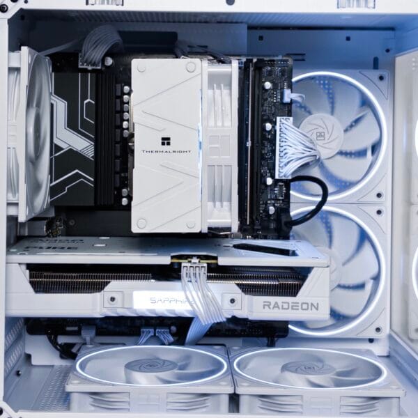 (P824) Stacionarus žaidimų-darbo kompiuteris Ryzen 5 8400F B850 WIFI 32GB DDR5 1TB SSD RX 9060 XT 16GB GDDR6 - Image 2