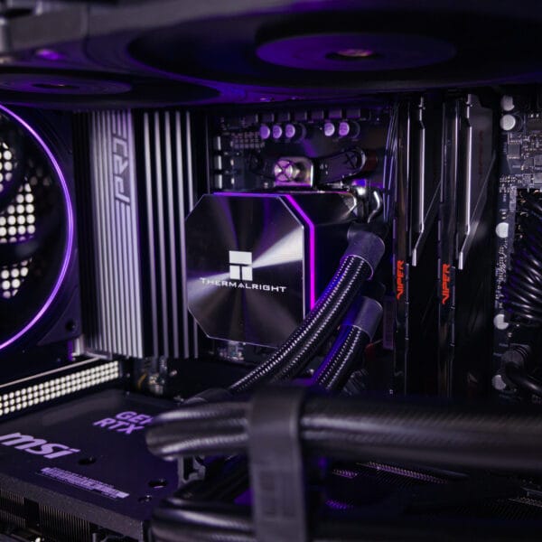 (P727) Stacionarus žaidimų-darbo kompiuteris Ryzen 7 7800X3D B850 WIFI 32GB DDR5 1TB NVMe SSD RTX 5070 Ti 16GB - Image 3