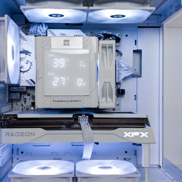 (P912) Stacionarus žaidimų-darbo kompiuteris Ryzen 5 9600X B850M WiFi 32GB DDR5 1TB NVMe SSD RX 9060 XT 16GB - Image 2