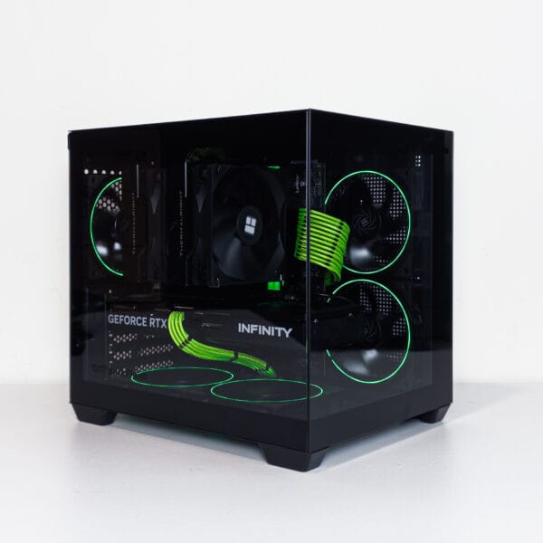 (P918) Stacionarus žaidimų-darbo kompiuteris Ryzen 5 9600X B850M WIFI 32GB DDR5 1TB NVMe SSD RTX 5060 Ti 16GB - Image 1