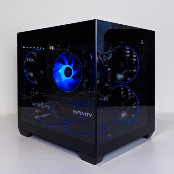 (P920) Stacionarus žaidimų-darbo kompiuteris Ryzen 5 5700X B550M WIFI 32GB DDR4 1TB NVMe SSD RTX 5060 Ti 16GB - Image 1