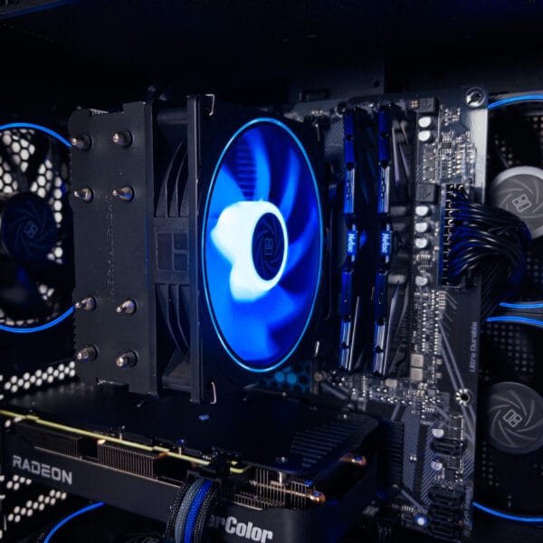 (P922) Stacionarus žaidimų-darbo kompiuteris Ryzen 5 5600 A520M WIFI 16GB DDR4 1TB NVMe SSD RX 9060 XT 8GB - Image 3