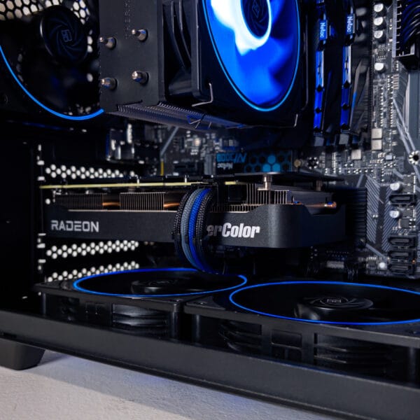 (P922) Stacionarus žaidimų-darbo kompiuteris Ryzen 5 5600 A520M WIFI 16GB DDR4 1TB NVMe SSD RX 9060 XT 8GB - Image 4