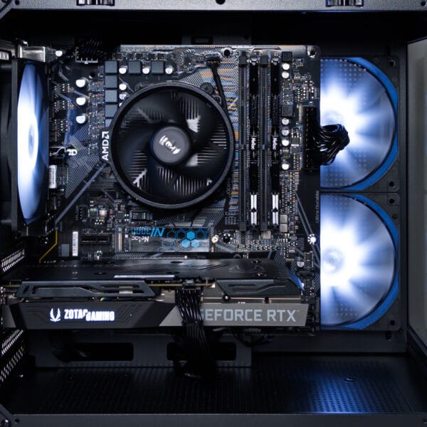 (P932) Stacionarus žaidimų-darbo kompiuteris Ryzen 5 5500 A520M 16GB DDR4 500GB SSD RTX 3060 Ti 8GB - Image 2