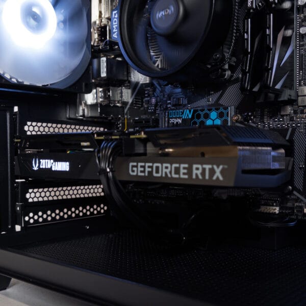 (P932) Stacionarus žaidimų-darbo kompiuteris Ryzen 5 5500 A520M 16GB DDR4 500GB SSD RTX 3060 Ti 8GB - Image 3