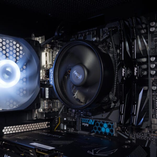 (P932) Stacionarus žaidimų-darbo kompiuteris Ryzen 5 5500 A520M 16GB DDR4 500GB SSD RTX 3060 Ti 8GB - Image 4