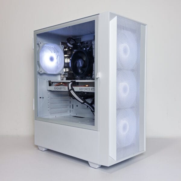 (P941) Stacionarus žaidimų-darbo kompiuteris Ryzen 5 5600 B450M WIFI 16GB DDR4 1TB NVMe SSD RTX 4060 8GB (ATNAUJINTAS) - Image 1