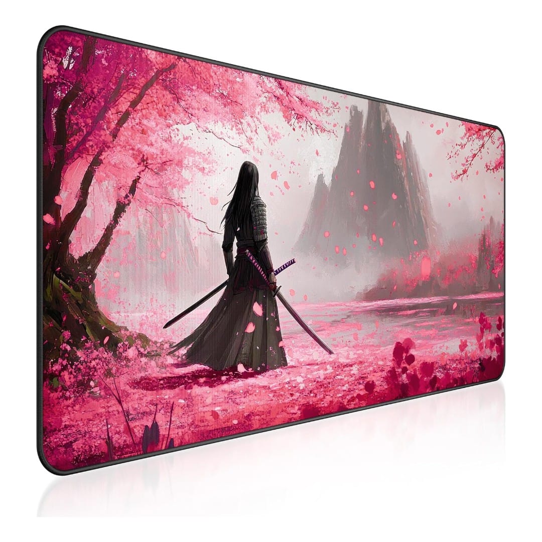 Untitled image - 2025-12-13T114352.023 RISOKA XXL Echo of Blossoms Pelės Kilimėlis (Mouse Pad) (900x400mm) Non-slip - Image 1