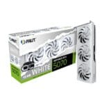 Vaizdo plokštė Palit GeForce RTX 5070 White OC 12GB GDDR7 DLSS4 192 bit PCIE 5.0