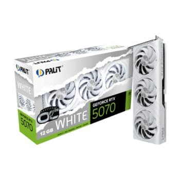 Vaizdo plokštė Palit GeForce RTX 5070 White OC 12GB GDDR7 DLSS4 192 bit PCIE 5.0