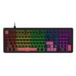 Žaidimų Klaviatūra Mechaninė AJAZZ AK980 98% ARGB HotSwap USB-C (Red Switch) Juoda - Raudona - Image 2