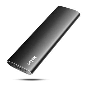 Netac 1TB Nešiojamas NVME M.2 SSD, USB 3.2 Gen 2 (10 Gbps, Type-C) Išorinis diskas (External SSD)