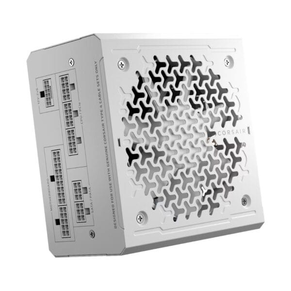 CORSAIR RM850e Fully Modular Low Noise ATX PSU ATX 3.1 PCIe 5.1 Cybenetics Gold Efficiency 12V 2x6 Connector (CP-9020293-NA) Baltas - Image 2