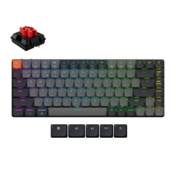 Keychron K3 QMK Belaidė mechaninė klaviatūra (V3) Red switches