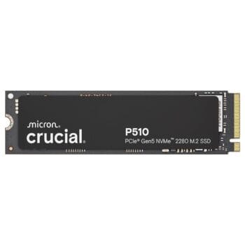 Crucial P510 1TB PCIe Gen5 NVMe 2280 M.2 SSD Skaitymas 11 000 MB/s Rašymas 9 500 MB/s