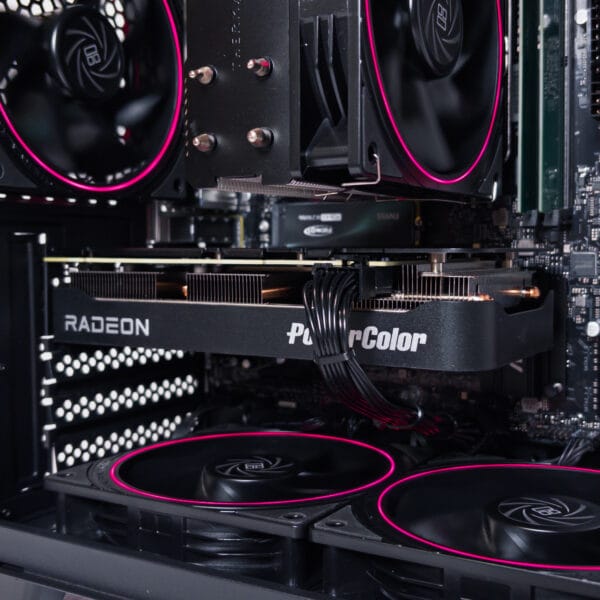 (P940) Stacionarus žaidimų-darbo kompiuteris Ryzen 5 8400F A620M 16GB DDR5 1TB NVMe SSD RX 9060 XT 8GB - Image 4