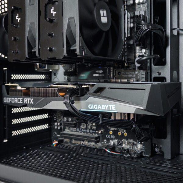 (P946) Stacionarus žaidimų-darbo kompiuteris Intel Core I7-8700K Z370 16GB DDR4 1TB NVMe SSD RTX 3060Ti 8GB (ATNAUJINTAS) - Image 4