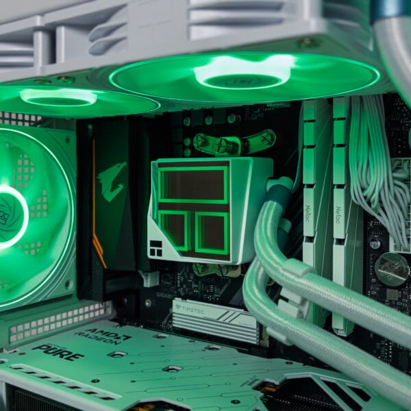 (P956) Stacionarus žaidimų-darbo kompiuteris Ryzen 7 5700X B550M 32GB DDR4 1TB NVMe SSD RX 9060 XT 16GB - Image 4