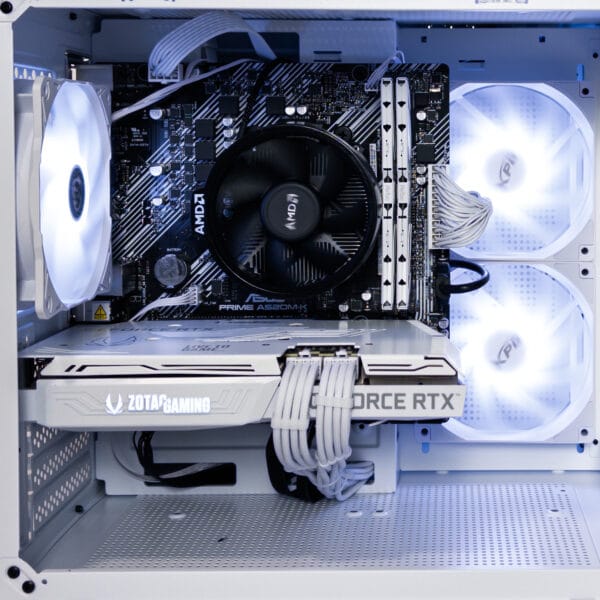 (P963) Stacionarus žaidimų-darbo kompiuteris Ryzen 5 5500 A520M 16GB DDR4 1TB SSD RTX 3060 12GB - Image 2