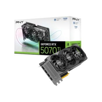 PNY GeForce RTX 5070 Ti 16GB GDDR7 Triple Fan Edition Balta