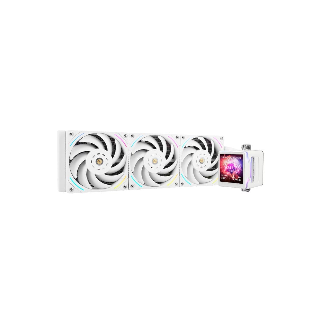 Thermalright Elite Vision 360 WHITE ARGB AIO Baltas su LCD Ekranu - Image 1