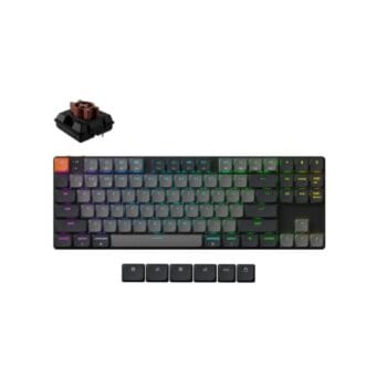 Mechaninė klaviatūra Keychron K1 QMK Wireless (Version 6) Brown Tactile (K1X-H3)