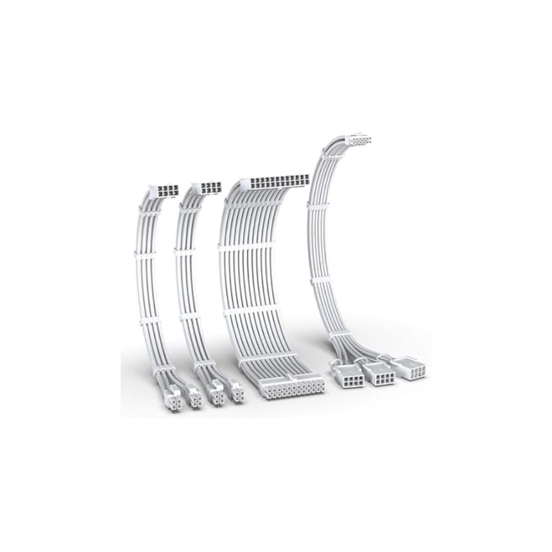 Untitled image - 2026-01-22T181842.427 Kabelių prailginimai Cable Mods Extensions Sleeves BALTI - Image 1