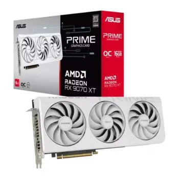 ASUS PRIME Radeon RX 9070 XT 16GB WHITE OC Edition