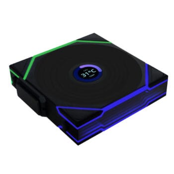 Korpuso aušintuvas Lian Li UNI FAN TL Wireless LCD 120mm Juodas (12TLLCD1W1B)