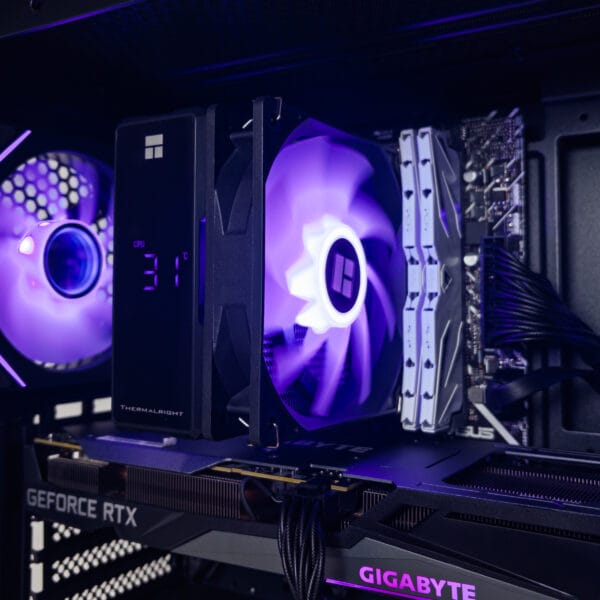 (P968) Stacionarus žaidimų-darbo kompiuteris Intel Core I5-12400F H610M WIFI 16GB DDR4 1TB NVMe SSD RTX 3060 Ti 8GB - Image 3