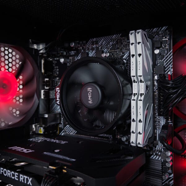 (P973) Stacionarus žaidimų-darbo kompiuteris Ryzen 5 5500 A520M 16GB DDR4 1TB NVMe SSD RTX 3060 Ti 8GB - Image 3