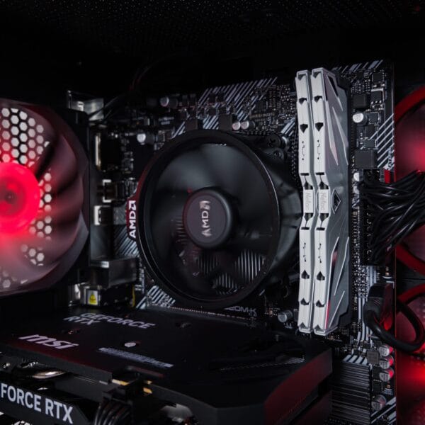 (P973) Stacionarus žaidimų-darbo kompiuteris Ryzen 5 5500 A520M 16GB DDR4 1TB NVMe SSD RTX 3060 Ti 8GB - Image 3