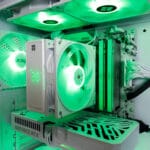 (P972) Stacionarus žaidimų-darbo kompiuteris Ryzen 5 7500F B850M WiFi 32GB DDR5 1TB NVMe SSD RTX 5060 Ti 16GB - Image 3