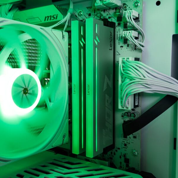 (P972) Stacionarus žaidimų-darbo kompiuteris Ryzen 5 7500F B850M WiFi 32GB DDR5 1TB NVMe SSD RTX 5060 Ti 16GB - Image 4