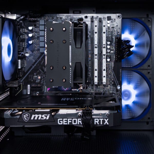 (P975) Stacionarus žaidimų-darbo kompiuteris Ryzen 5 5500 A520M WIFI 16GB DDR5 1TB NVMe SSD RTX 3060 Ti 8GB - Image 2