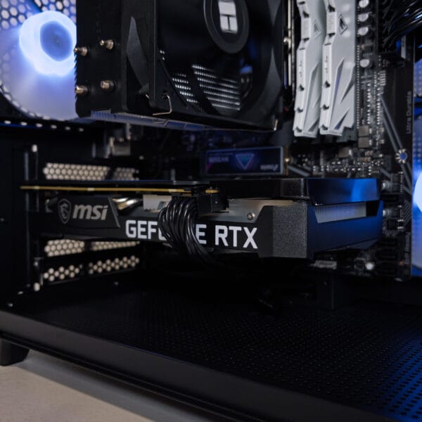 (P975) Stacionarus žaidimų-darbo kompiuteris Ryzen 5 5500 A520M WIFI 16GB DDR5 1TB NVMe SSD RTX 3060 Ti 8GB - Image 4