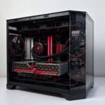 (P755) Stacionarus žaidimų-darbo kompiuteris Ryzen 5 9600X B850 WIFI 32GB DDR5 1TB NVMe SSD RX 9060 XT 16GB