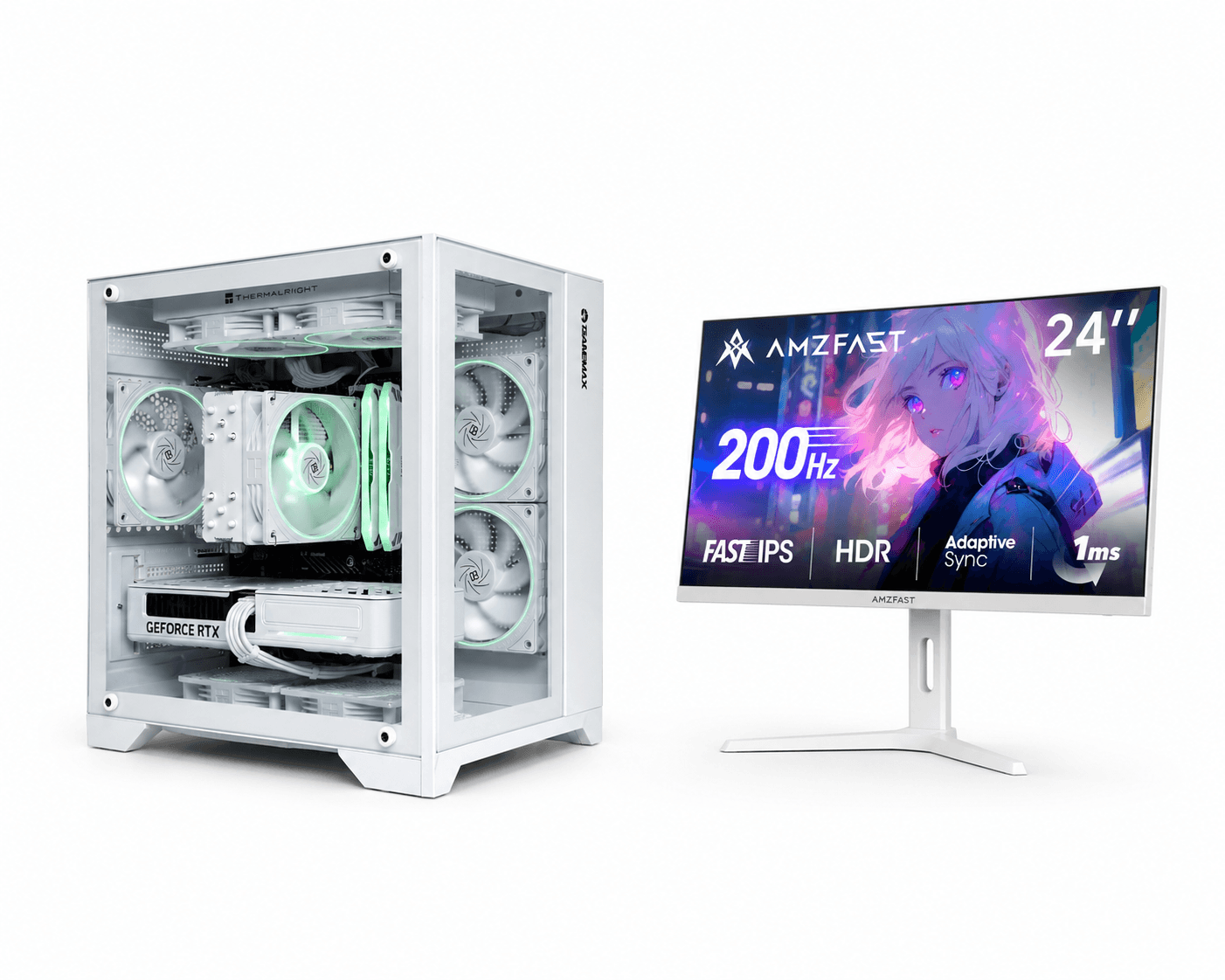 6e2d1906-ff3a-4874-b351-b3310d7d16c6 (SP03) KOMPIUTERIS RYZEN 7 5700 / RTX 5060 8GB + 24″ FHD MONITORIUS - Image 1
